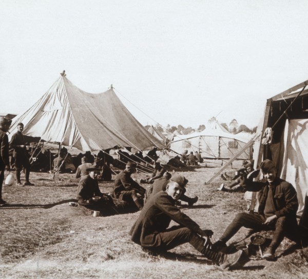 American camp, Melette, France, c1914-c1918. Artist: Unknown.