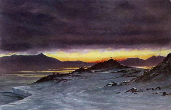 'Hut Point, Midnight, March 27th, 1911', (1913). Artist: Edward Wilson.