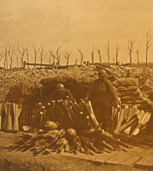 Bomb store, c1914-c1918. Artist: Unknown.