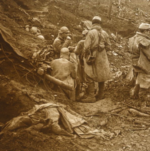 Les Éparges, northern France, 1915. Artist: Unknown.
