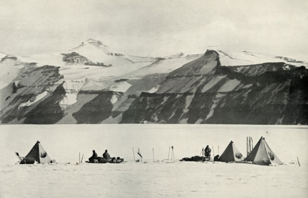 'Camp Under The Wild Range', 20 December 1911, (1913). Artist: Robert Falcon Scott.
