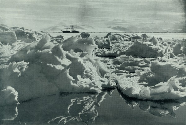 'The 'Terra Nova' in McMurdo Sound', c1910?1913, (1913). Artist: Herbert Ponting.