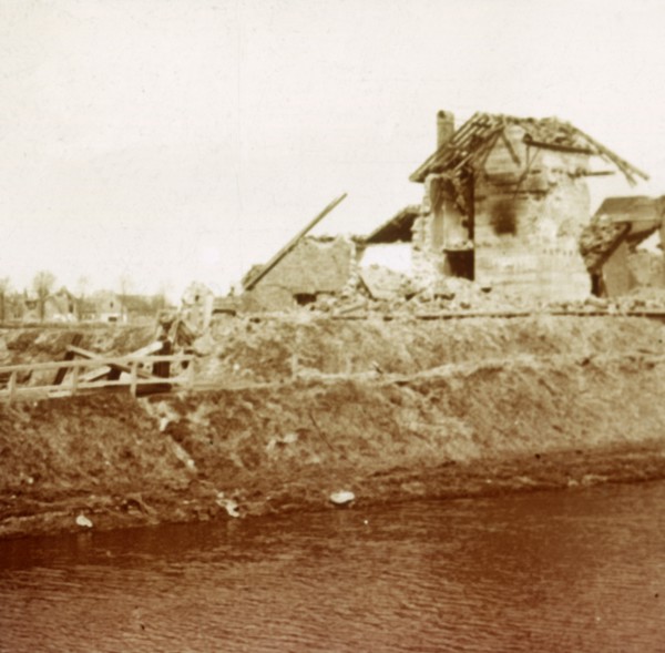 Lock-keeper's house, Nieuwpoort, Flanders, Belgium, c1914-c1918. Artist: Unknown.