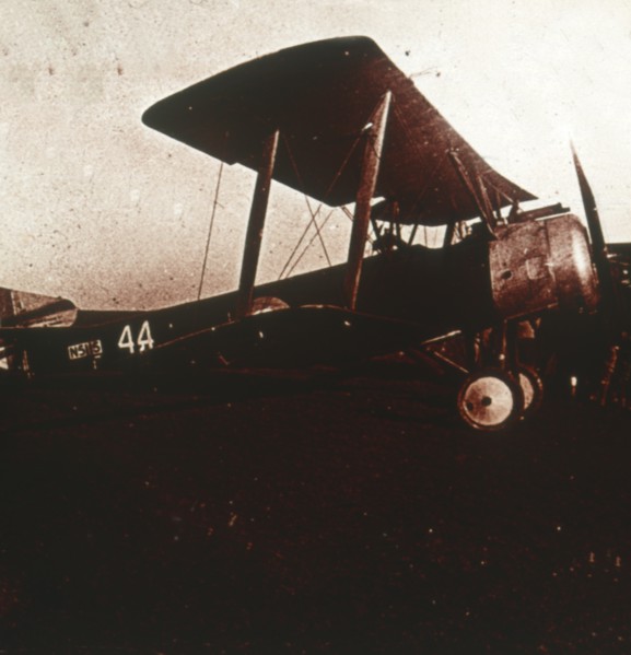 Fighter plane taking off, c1914-c1918. Artist: Unknown.
