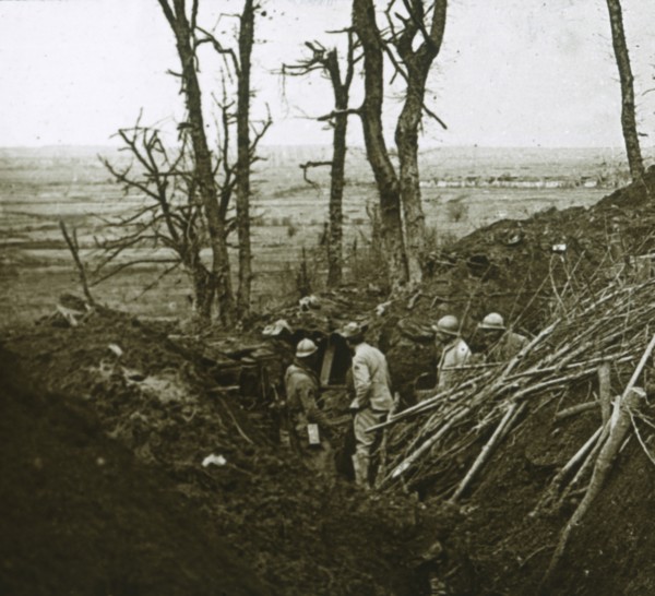 Les Éparges, northern France, 1915.  Artist: Unknown.