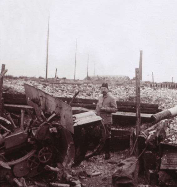 Destruction, Carency, northern France, c1914-c1918.  Artist: Unknown.