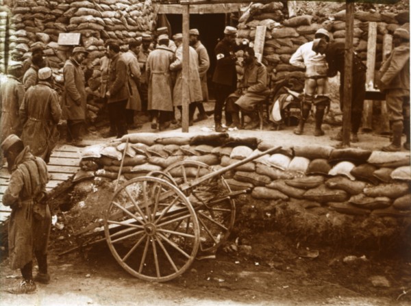 First-aid post, Ablain-Saint-Nazaire, Northern France, c1914-c1918. Artist: Unknown.