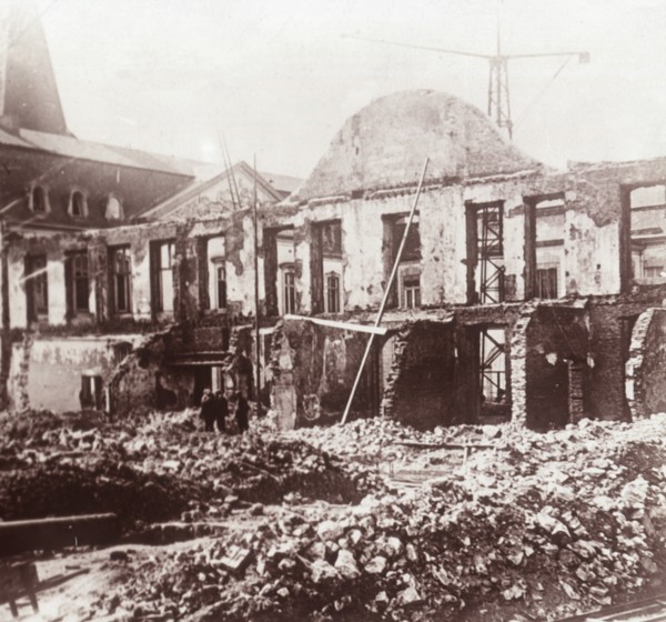 Ruins, Louvain, Belgium, c1914-c1918. Artist: Unknown.