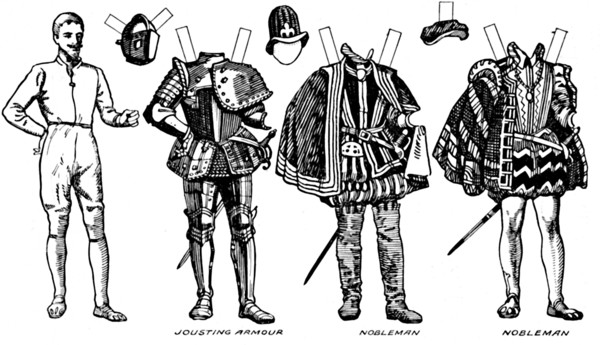 'The Great Gallery of Costume: Varied Dresses Worn in the Days of Elizabeth', c1934. Artist: Unknown.