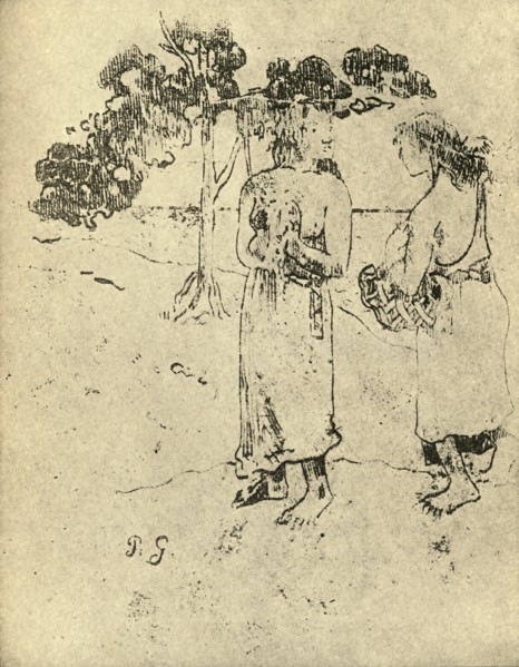 'Drawing', 1936. Artist: Paul Gauguin.