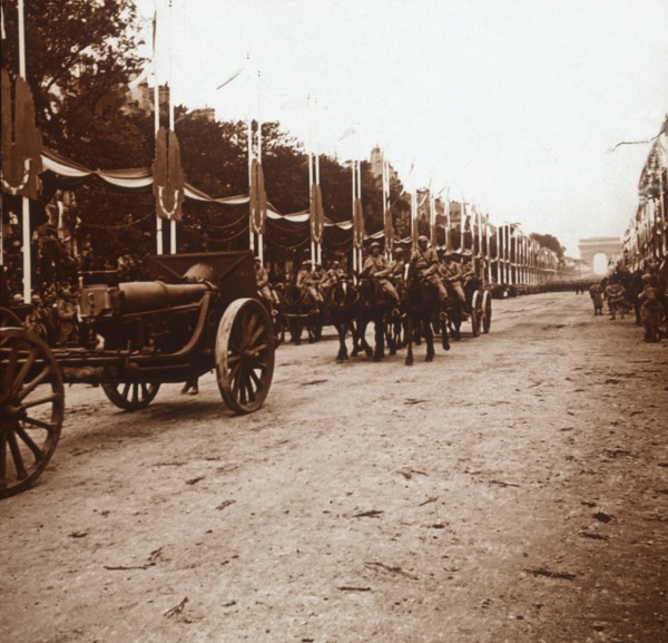 Victory parade, Paris, France, c1918-c1919. Artist: Unknown.