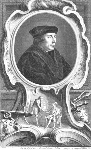 Thomas Cromwell, Earl of Essex, (1739). Artist: Jacobus Houbraken.
