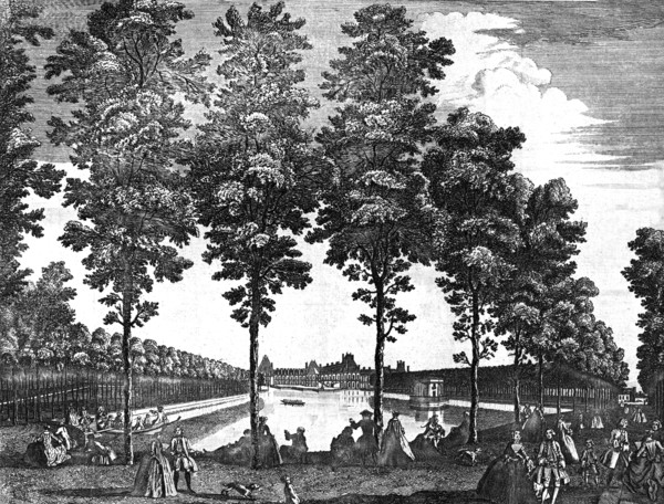 Royal Palace of Fontainebleau, France, 1750. Artist: Unknown.