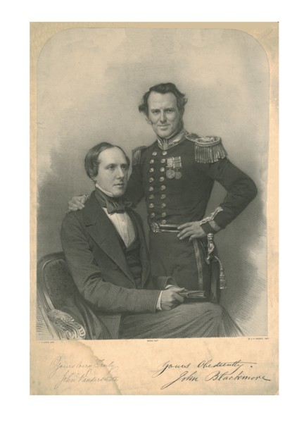 'John Vandersuste; John Blackmore', c1855. Artist: James Henry Lynch.