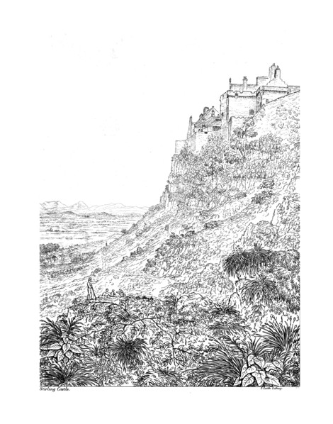 Stirling Castle, Stirlingshire, 19th century. Artist: S Leith.