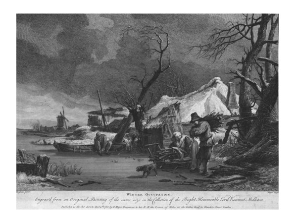'Winter Occupation', 1755. Artist: Thomas Major.