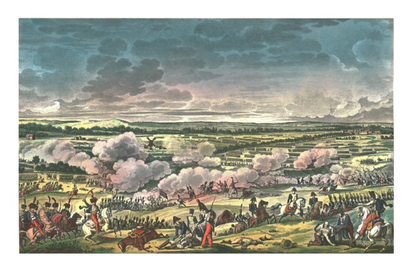 Battle of Mont-Saint-Jean, known as Waterloo, 18 June 1815, (c1850). Artists: François-Louis Couché, Edme Bovinet.