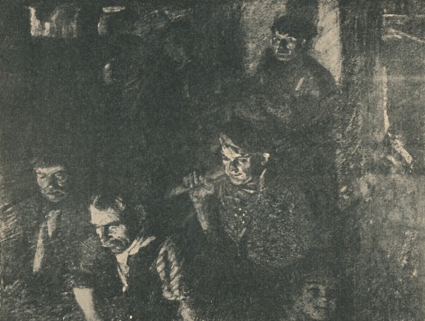 'The Burst Pipe', 1919. Artist: Daniel Albert Veresmith.