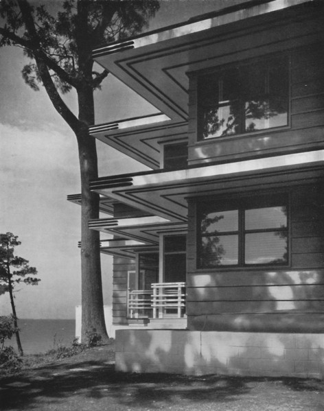 'Summer cottage...on Gibson Island, Maryland', 1933. Artist: Unknown.