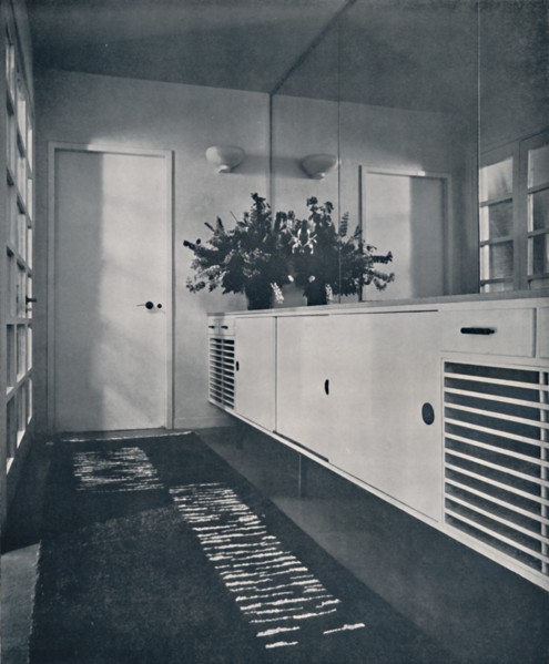 'Entrance lobby at Shrubs Wood, Chalfont St. Giles', 1936. Artist: Unknown.