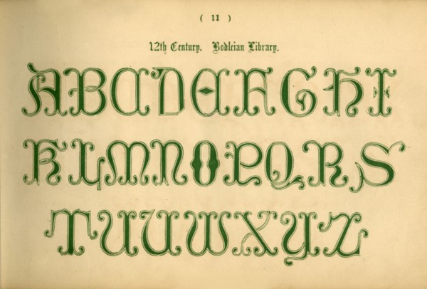 '12th Century. Bodleian Library', 1862. Artist: Unknown.