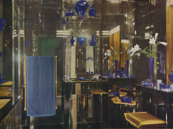 'The bathroom at Gayfere House, London', 1936. Artist: Unknown.