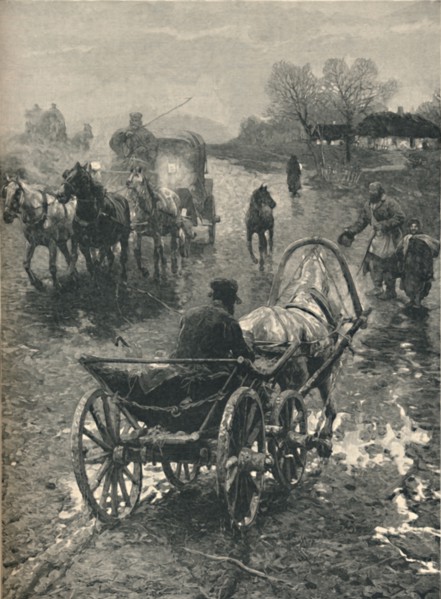 'A Polish Village: November', 1886. Artist: Unknown.