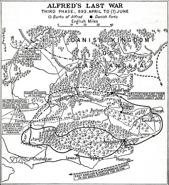 'Alfred's Last War - Third Phase, 893. April to (?) June', (1935). Artist: Unknown.