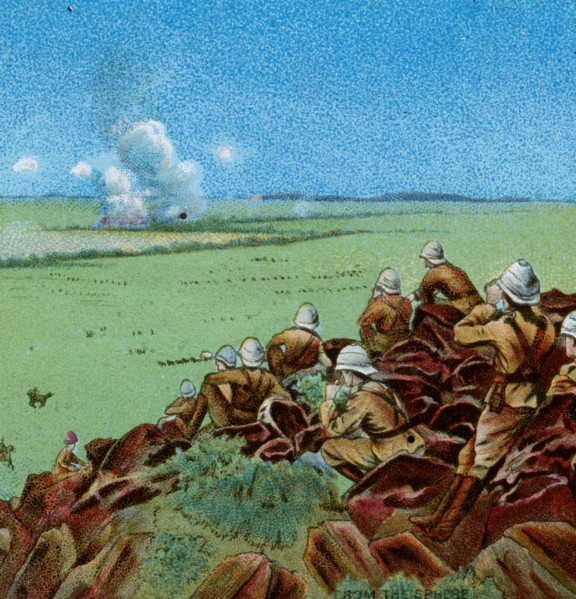 'The Fight at Paardeberg', 1900 . Artist: Unknown.
