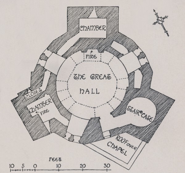 'Orford Castle, Suffolk. (From Mr. Cautley's plan)', (1931). Artist: Charles Henry Bourne Quennell.