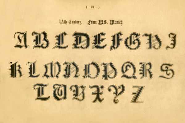 '14th Century. From MS. Munich', 1862. Artist: Unknown.