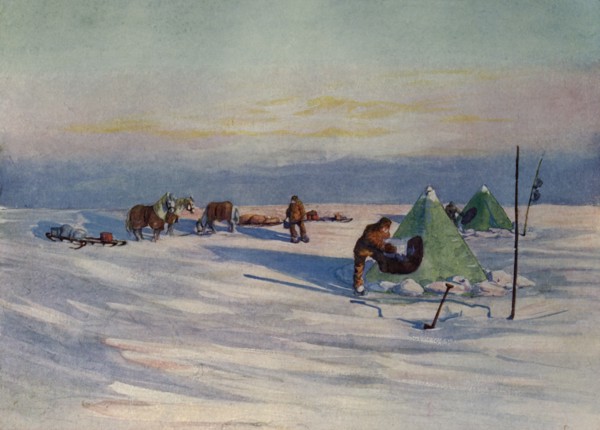 'A Quiet Evening on the Barrier', c1908, (1909). Artist: George Marston.