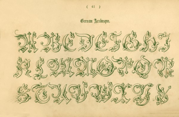 'German Arabesque', 1862. Artist: Unknown.