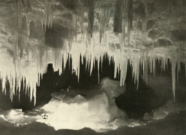 'An Ice Cave in the Winter', c1908, (1909).  Artist: Unknown.