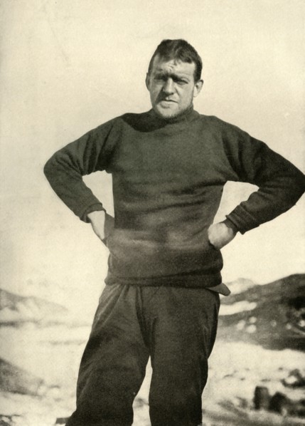 'The Leader of the Expedition in Winter Garb', c1908, (1909). Artist: Unknown.
