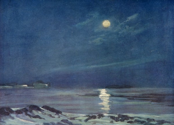 'Full Moon in the Winter', c1908, (1909). Artist: George Marston.
