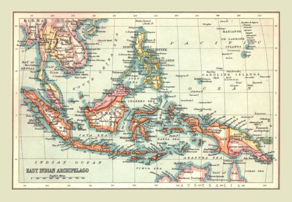Map of the East Indian Archipelago, 1902.  Creator: Unknown.