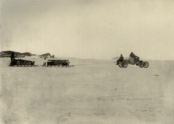 'The Motor Hauling Stores for a Depot', 1909. Artist: Unknown.