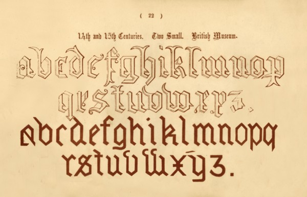 '14th and 15th Centuries. Two Small. British Museum', 1862. Artist: Unknown.