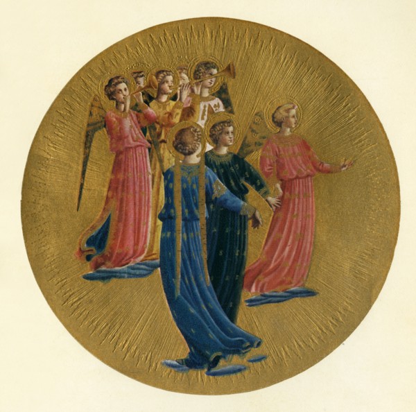 'Detail from the Coronation of the Virgin', 15th century, (c1909). Artist: Fra Angelico.