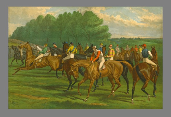 'A False Start - Derby', 1883.  Creator: John Sturgess.