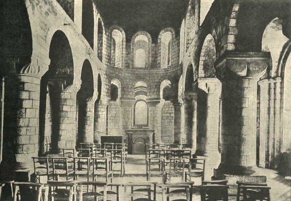 'St. John's Chapel, Tower of London, Norman Architecture', 1908. Artist: Unknown.