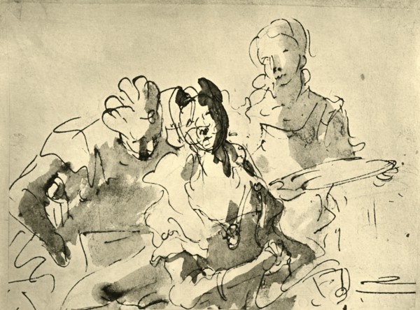 'Cleopatra', early 18th century, (1928). Artist: Giovanni Battista Tiepolo.