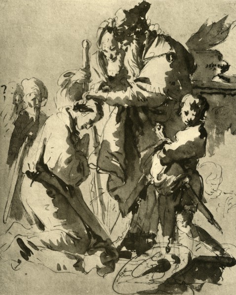 'Dedication of a young soldier', 1735-1740, (1928). Artist: Giovanni Battista Tiepolo.