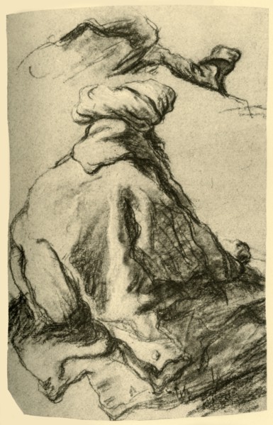 'Oriental Seated', c1740s, (1928). Artist: Giovanni Battista Tiepolo.