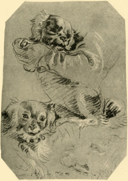 'Bologna Dogs', 1751-1752, (1928). Artist: Giovanni Battista Tiepolo.
