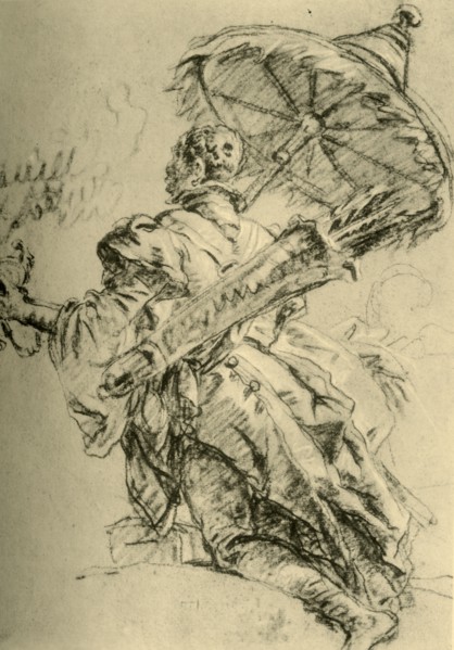 'A Moor with Quiver and sunshade', 1752, (1928).  Artist: Giovanni Battista Tiepolo.