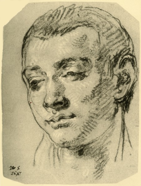 'Head of a Boy', mid 18th century, (1928). Artist: Giovanni Battista Tiepolo.