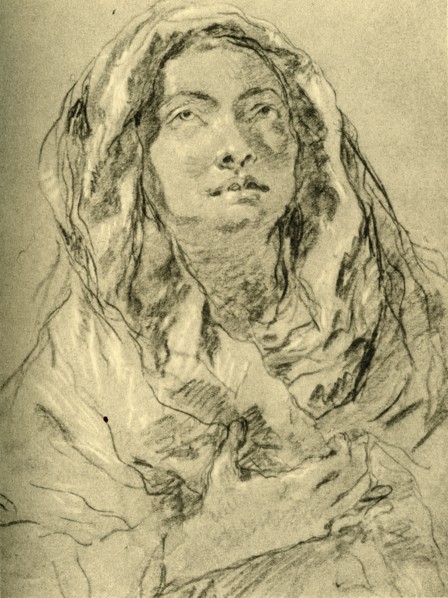 'Mater Dolorosa', mid 18th century, (1928). Artist: Giovanni Battista Tiepolo.