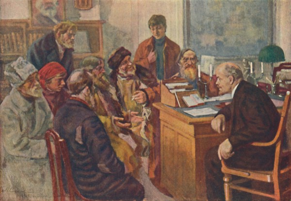 'Lenin Talking To Peasants', (1939). Creator: M Sokolov.